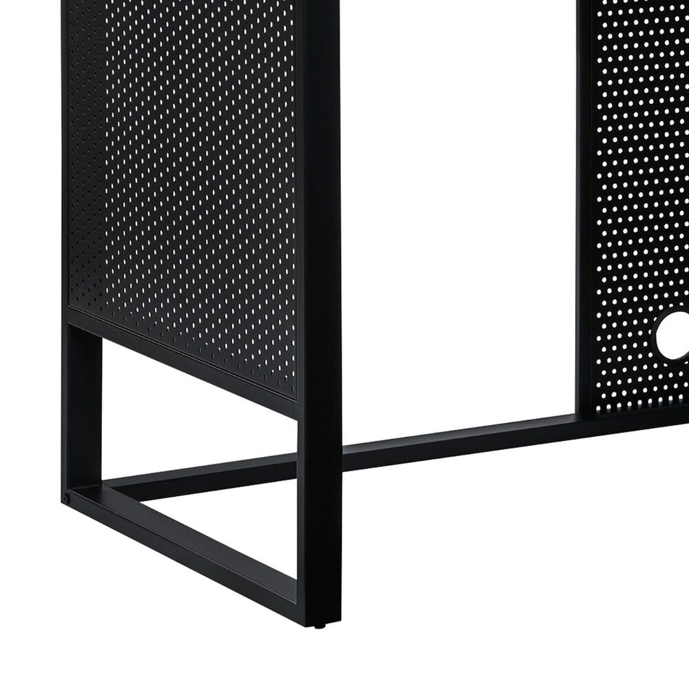 OSP Home Ace 2-Piece Desk with Hutch and Bookcase in River Oak and Black, , large