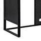 OSP Home Ace 2-Piece Desk with Hutch and Bookcase in River Oak and Black, , large