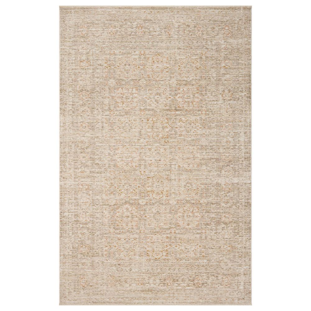 Loloi Elora Natural and Terracotta 9"3" x 13" Area Rug, , large