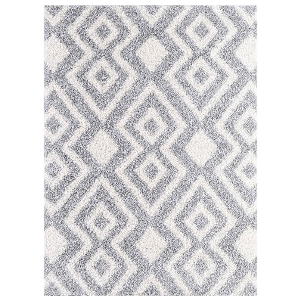 Central Oriental Prince Light Zelina 8657.209 5'3" x 7'3" Cream and Grey Area Rug, , large