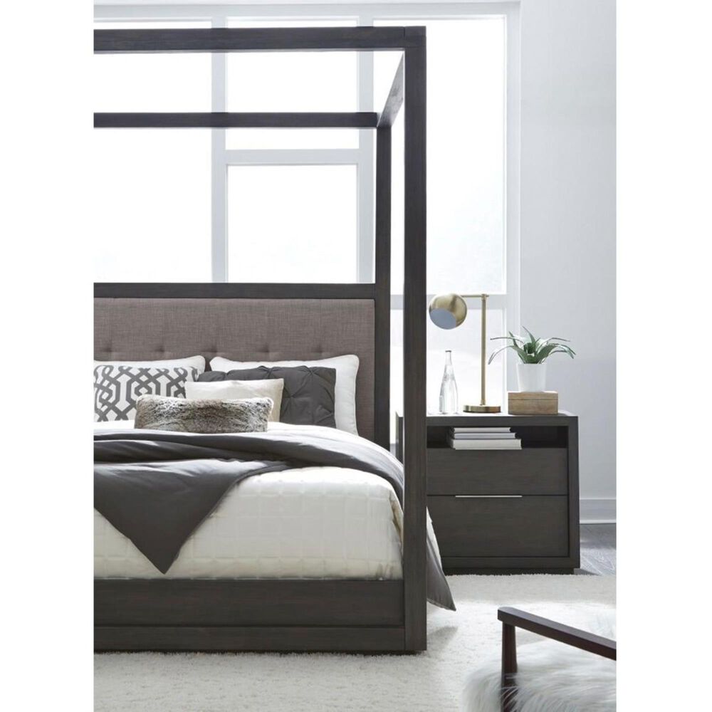 Urban Home Oxford Queen Canopy Bed in Oxford Gray, , large