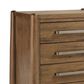 Riverside Furniture Henderson Queen Platform Panel Bed with 2 Nightstands in Toasted Pecan, , large