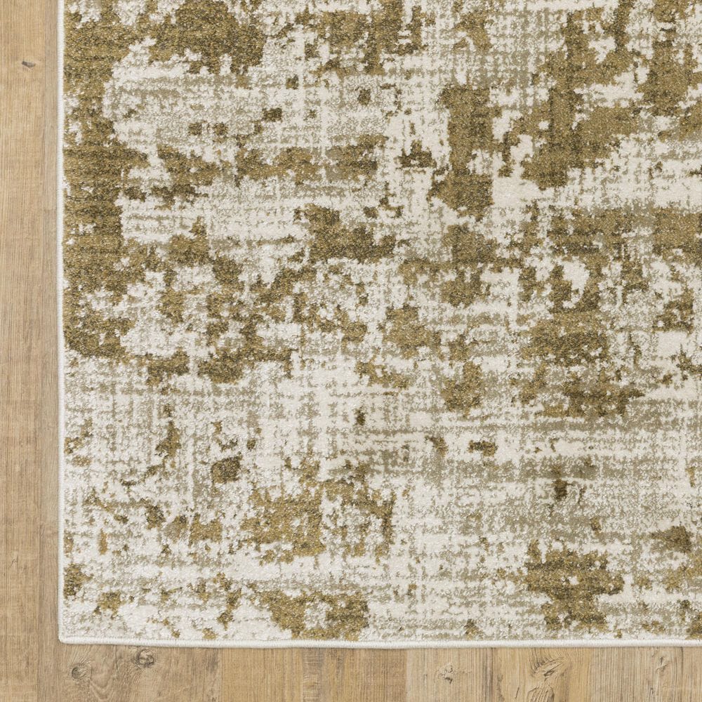 Oriental Weavers Venice Trento 2&#39;3&quot; x 7&#39;6&quot; Beige and Gold Runner, , large