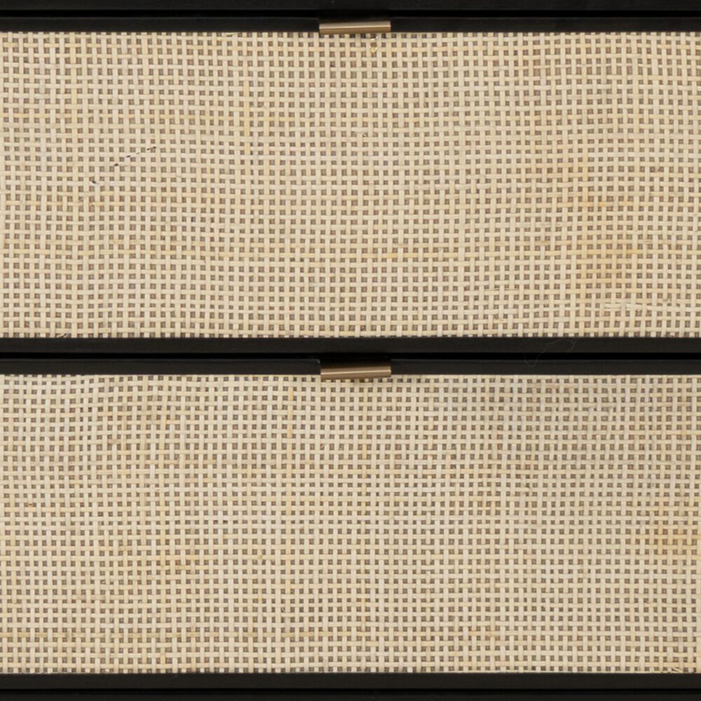 Linon Home Decor Collett 2-Drawer Nightstand in Black, , large