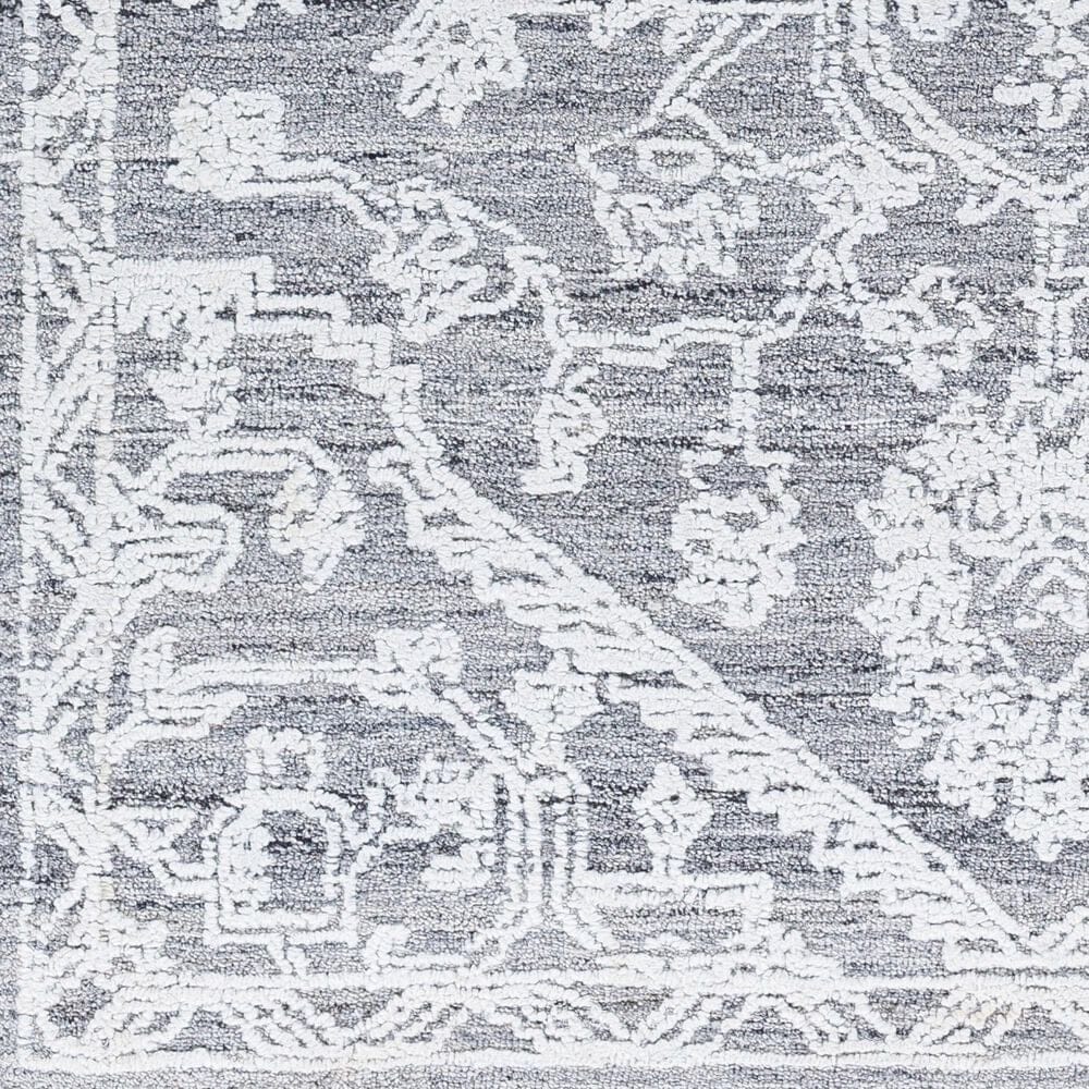 Surya Piazza PZZ-2303 8&#39; x 10&#39; White, Charcoal, Black , Light Grey Area Rug, , large