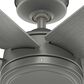 Hunter Jetty 52" Outdoor Ceiling Fan in Matte Silver, , large