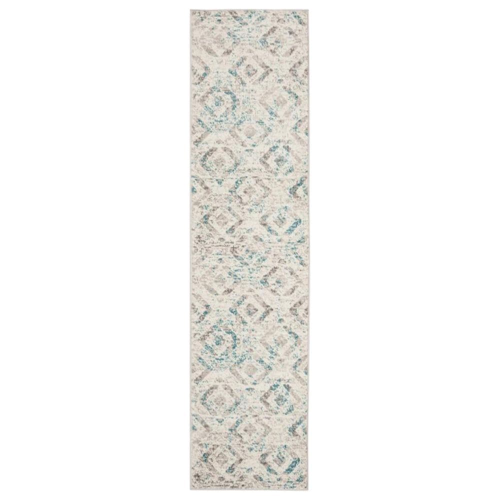 Safavieh Skyler SKY190D 2" x 6" Ivory and Blue Scatter Rug, , large