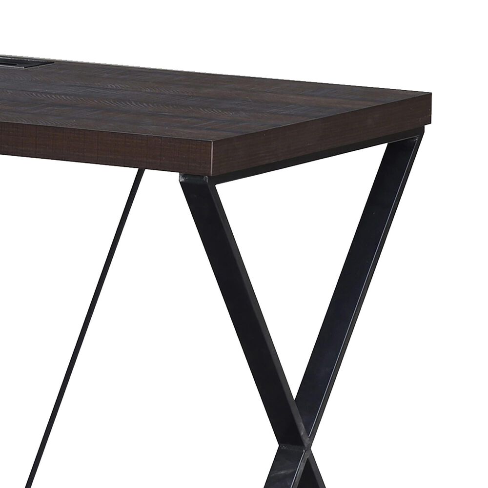 Carolina Chair and Table Kendall Computer Desk in Elm/Black, , large