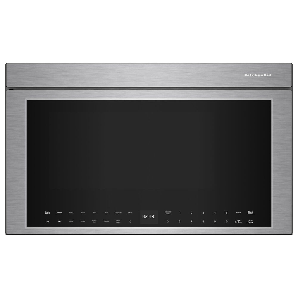 KitchenAid 2-Piece Kitchen Package with 5.8 Cu. Ft. Slide-In Gas Range and 1.1 Cu. Ft. Over-The-Range Microwave Oven in Stainless Steel, , large