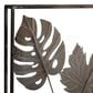 Maple and Jade 30" x 30" Tall Cut-Out Leaf Wall Decor with Intricate Laser Cut Designs in Black and Green, , large