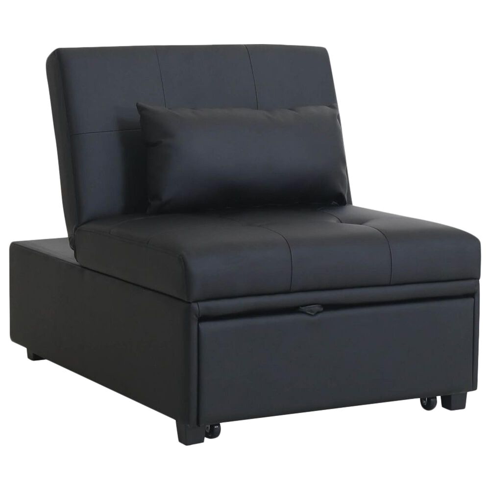 Parkerville Furniture Line Dozer Push Back Click Clack in Black, , large