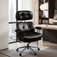 HOMLUX High Back Executive Office Chair with PU Leather in Black, , large