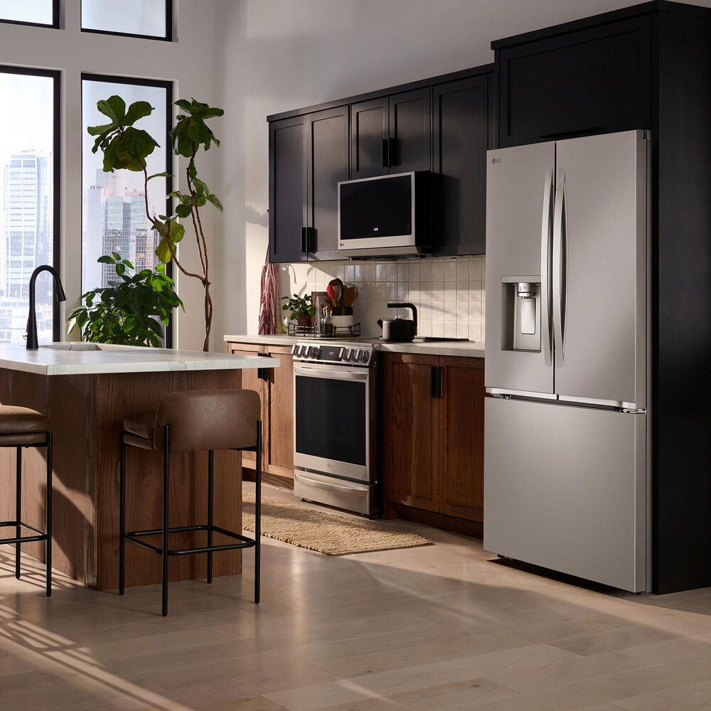 LG 26 Cu. Ft. Smart French Door Refrigerator in Stainless Steel, , large