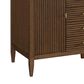 James Martin Vanities Myrrin 60" Double Vanity in Mid Century Walnut with 3 cm Arctic Fall Solid Surface Top, , large