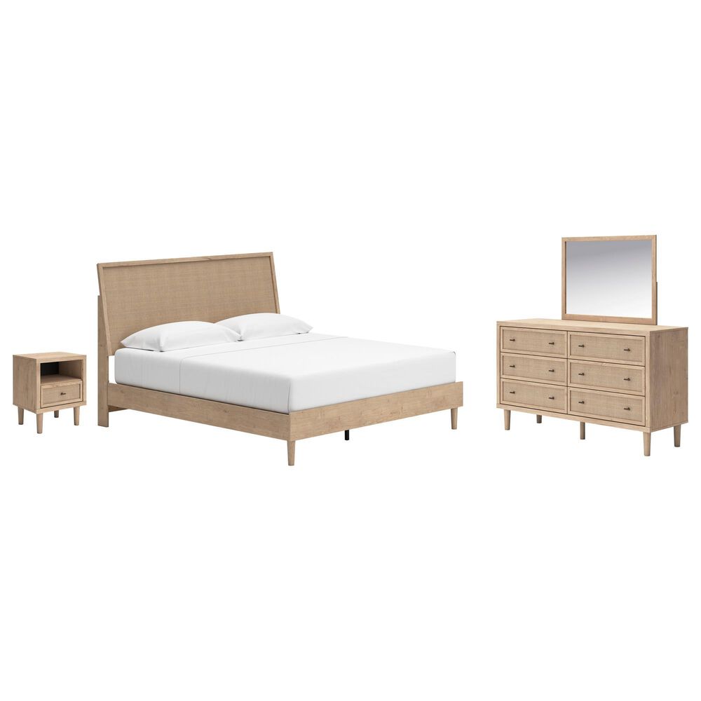 Ashley Cielden 4-Piece King Platform Bedroom Set in Two Tone, , large