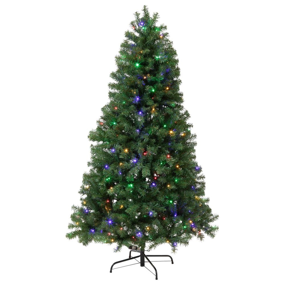 Timberlake 6 ft Christmas Tree with 250 LED Lights in Green, , large