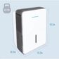 Keystone 22-Pint Dehumidifier in White, , large