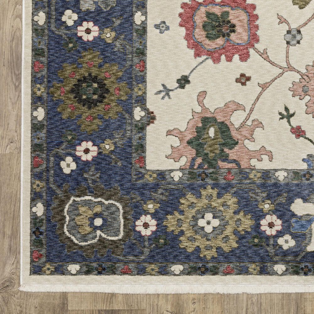 Oriental Weavers Hastings HA01E 2&#39;3&quot; x 7&#39;6&quot; Ivory Runner, , large