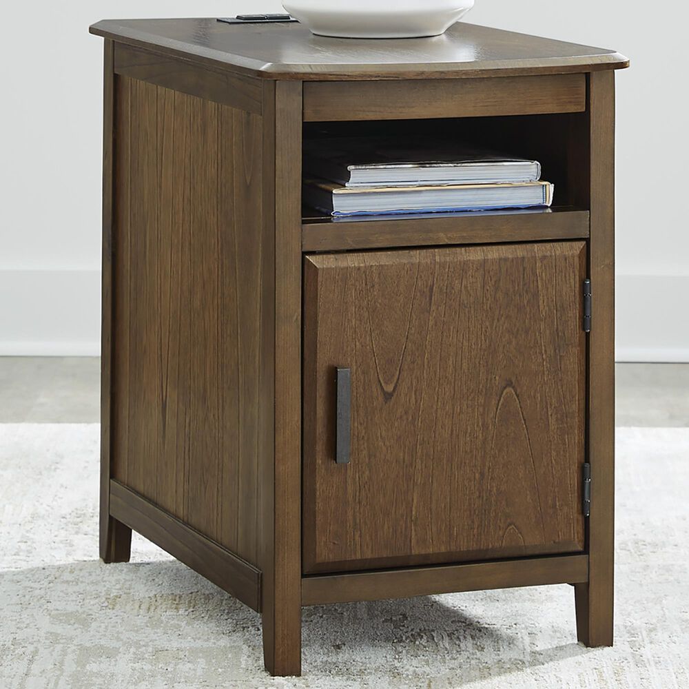 Ashley Devonsted Chairside End Table in Brown, , large