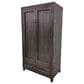 Santa Fe Rustic Sample Tall Armoire in Brown and Green, , large