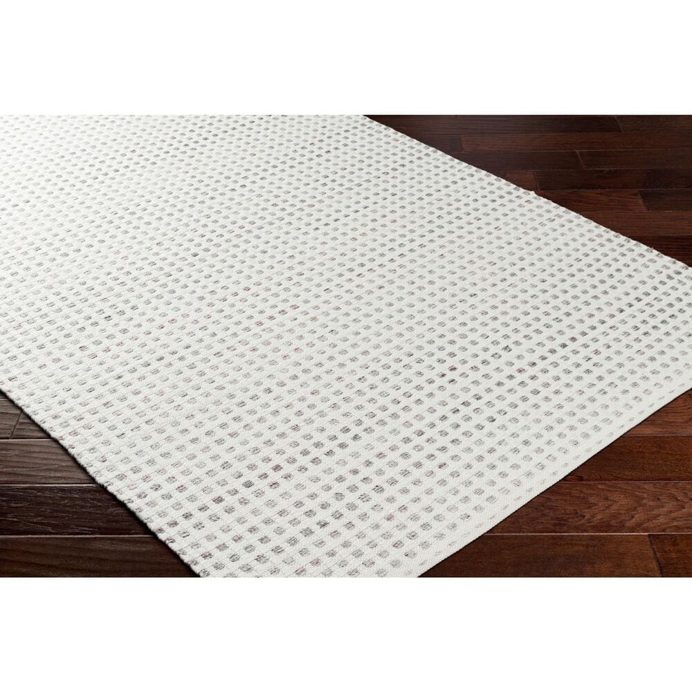 Surya Ariel White, Light Gray and Rust 10&#39; x 14&#39; Area Rug, , large