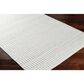 Surya Ariel White, Light Gray and Rust 10" x 14" Area Rug, , large