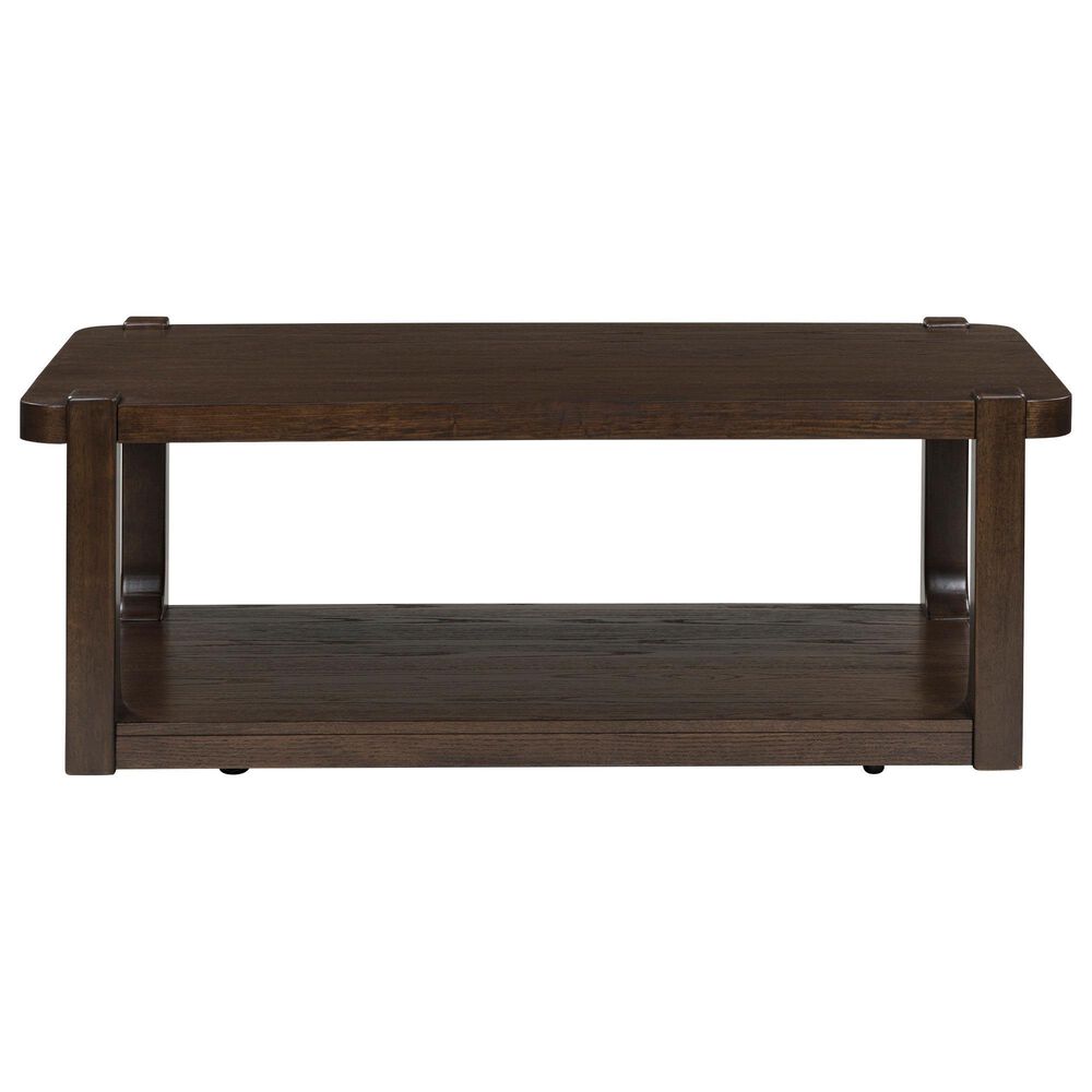 Ashley Breckington Rectangular Cocktail Table in Dark Brown, , large