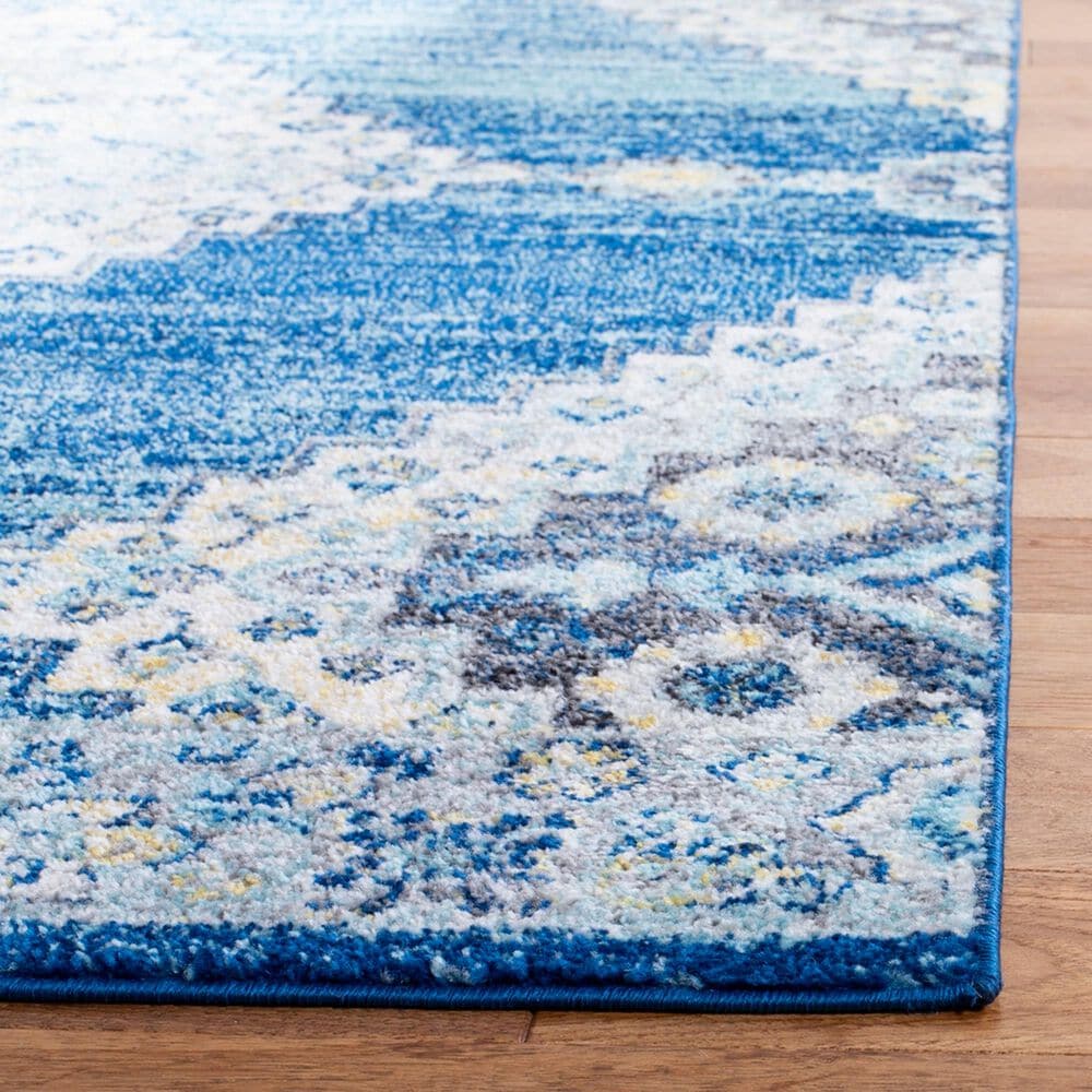 Safavieh Madison MAD615N 2&#39;3&quot; x 12&#39; Navy and Creme Runner, , large