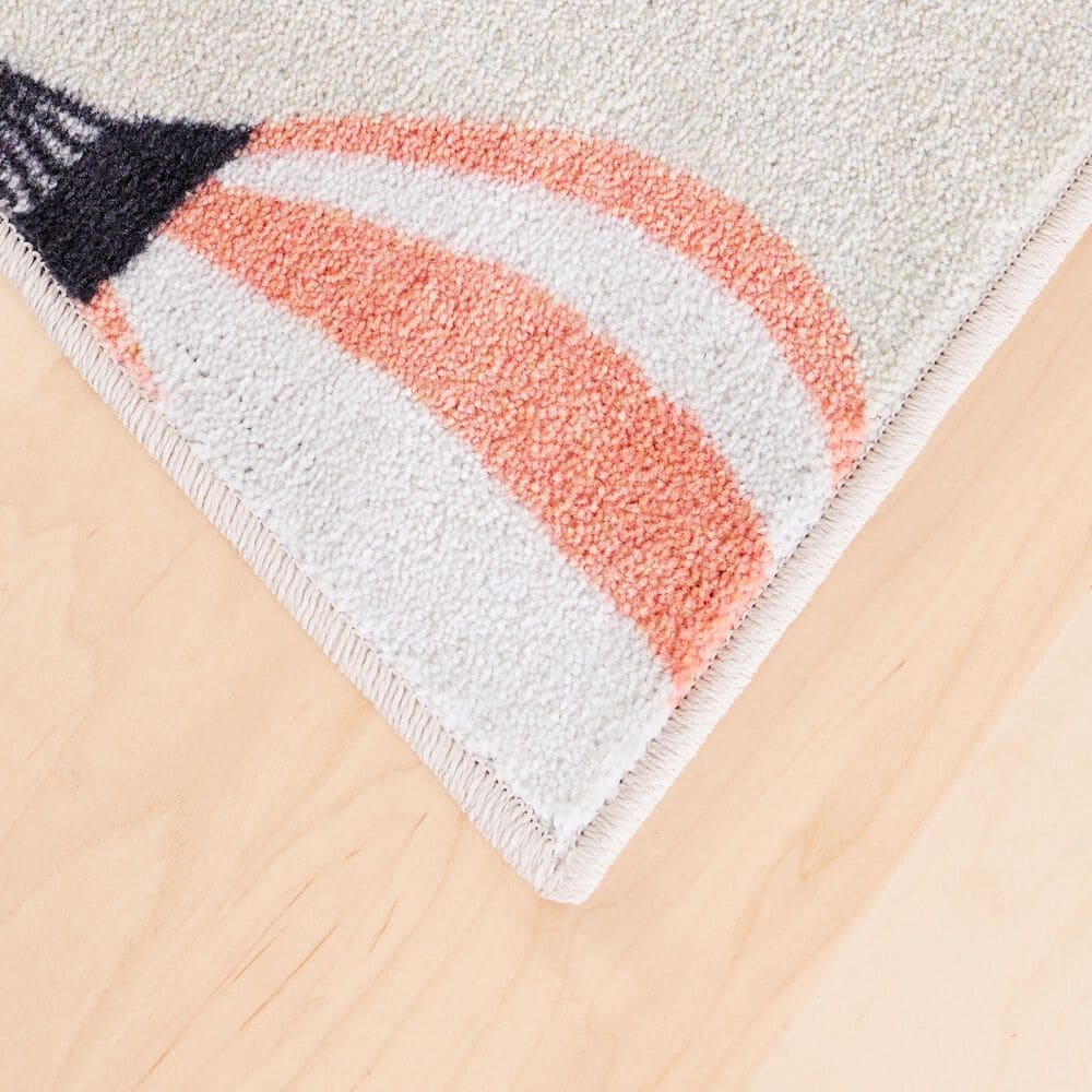 Karastan Prismatic  3&#39;4&quot; x 5&#39; Blush Kids Area Rug, , large