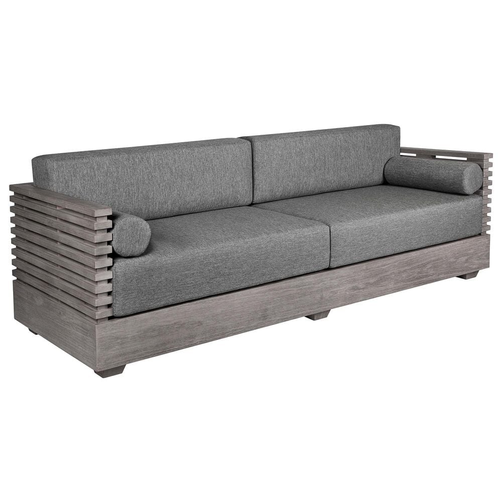 Armen Living Vivid 4-Piece Patio Conversation Set in Eucalyptus/Gray, , large