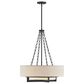 Savoy House Brentwood 4-Light Pendant in Matte Black, , large