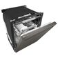 LG 24" Built-In Pocket Handle Dishwasher with 3rd Rack in Black Stainless Steel, , large