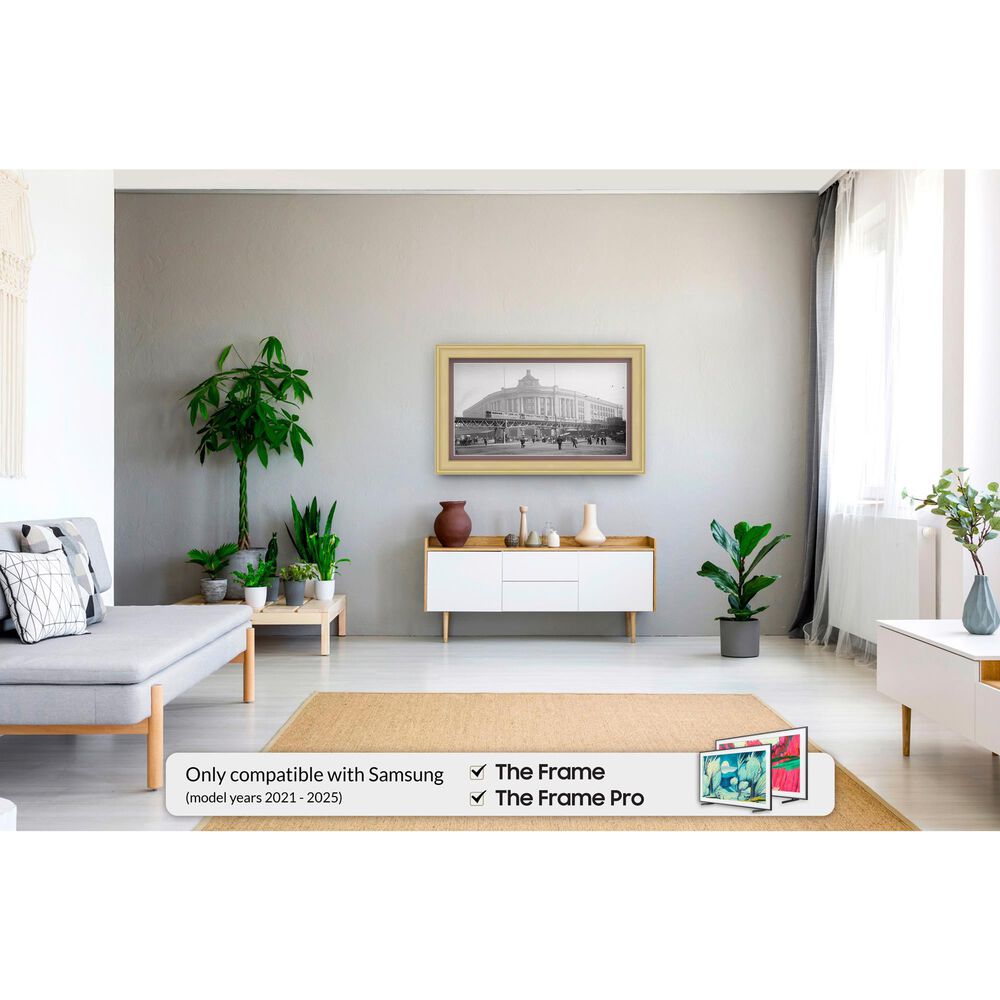Deco TV Frames Premiere 75" Frame Bezel for Samsung the Frame TV in Antique White, , large