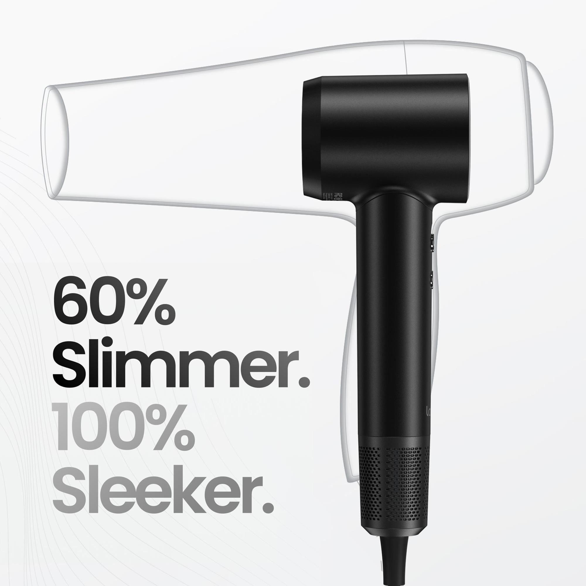 Laifen SE2 Swift Hair Dryer with 3 Nozzles in Black