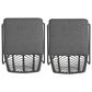 Hearth and Haven Deja Patio Chair with Gray Cushion in Gray (Set of 2), , large