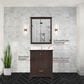 Lexora Home Dukes 30" Single Bathroom Vanity in Espresso with 2 cm White Cultured Marble Top and Rectangular Sink, , large