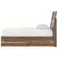 Ashley Chirason Twin Panel Bed with Storage in Brown, , large