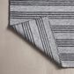 Magnolia Home Charlie Dove and Charcoal 9"3" x 13" Indoor/Outdoor Area Rug, , large
