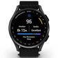 Garmin Approach S50 43mm Golf and Fitness Smartwatch Slate Aluminum Bezel Case with Black Nylon Band, , large