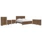 Ashley Broachmyn King Bed with Dresser, Chest, and Two Nightstands in Warm Auburn, , large