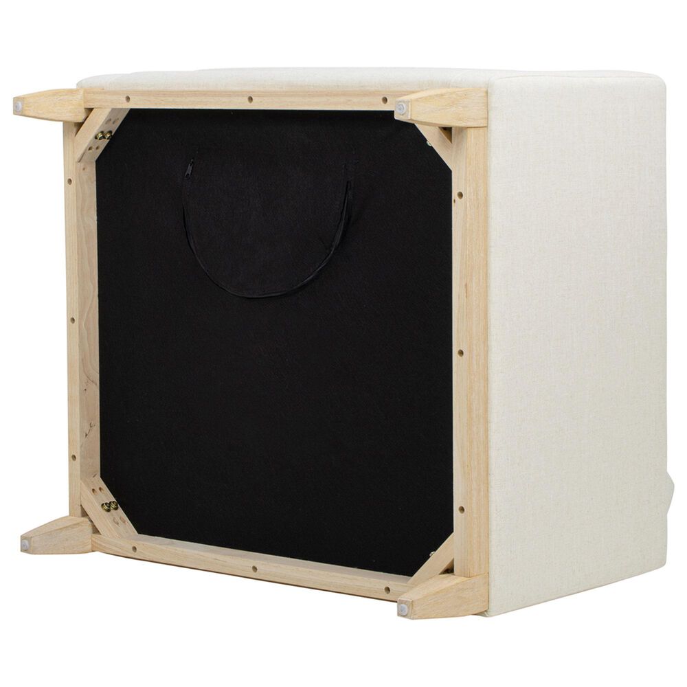 Jennifer Taylor Home Knox Accent Arm Chair in Flax White, , large