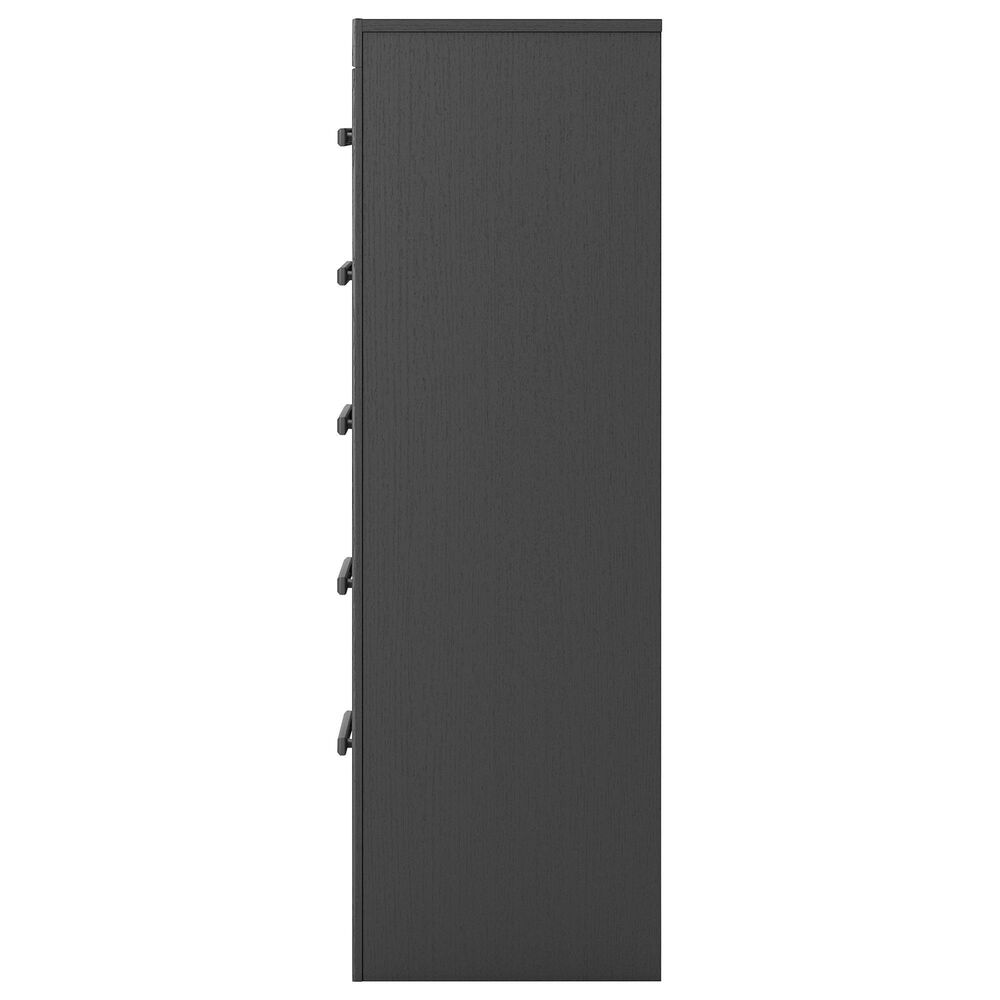 Ashley Broachmyn 5 Drawer Chest in Warm Gray and Matte Black, , large
