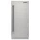 Sub-Zero 15" Right Hinge Solid Door Panel with Pro Handle in Stainless Steel, , large