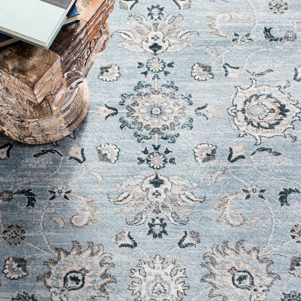Safavieh Isabella ISA940M 4&#39; x 6&#39; Light Blue and Cream Area Rug, , large