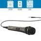 Singing Machine Wired Microphone in Black, , large