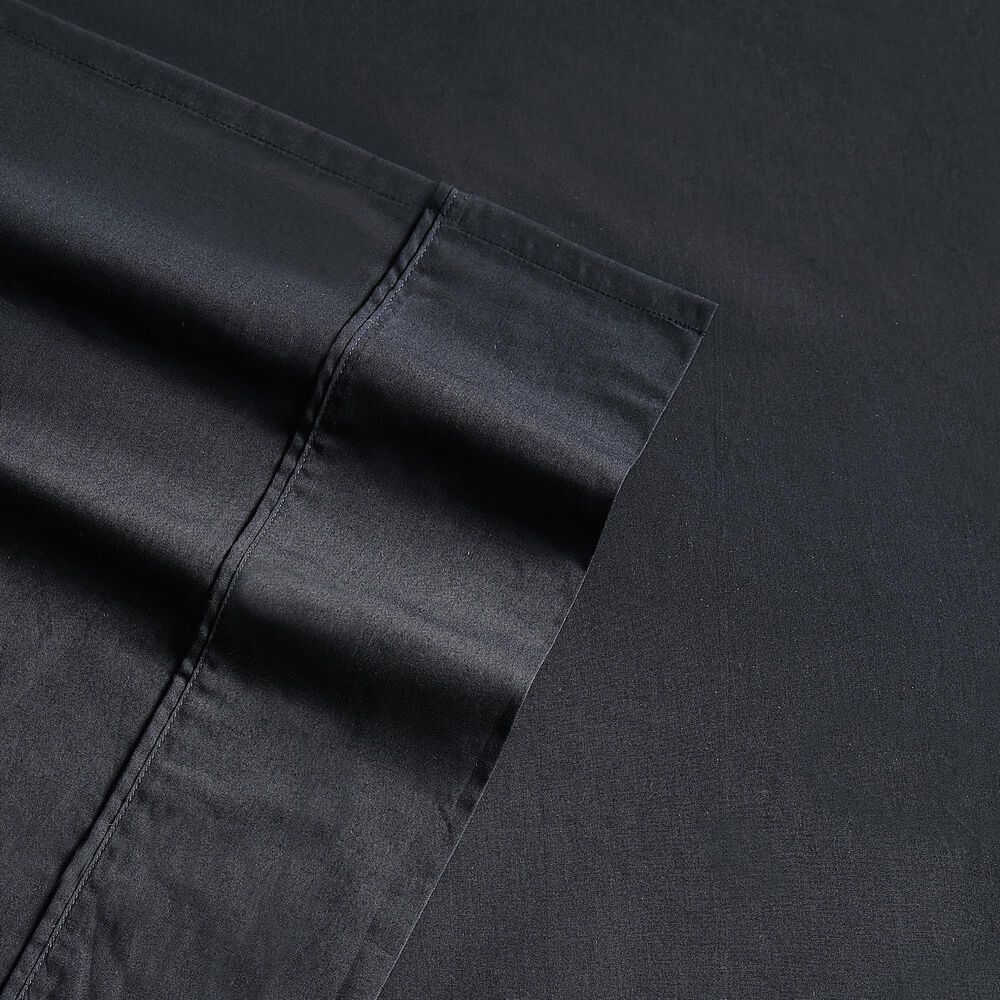 Pem America Brooklyn Loom Classic 4-Piece Full Sheet Set in Black, , large