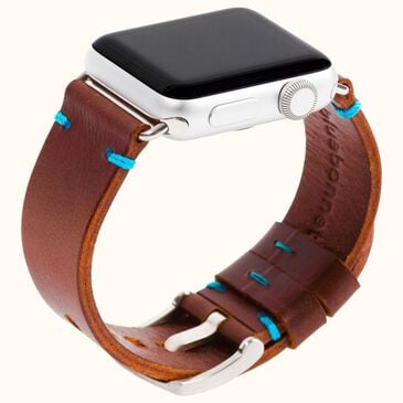 Bluebonnet Cases Band Leather for Apple Watch in Bordeaux Brown, , large