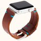 Bluebonnet Cases Band Leather for Apple Watch in Bordeaux Brown, , large