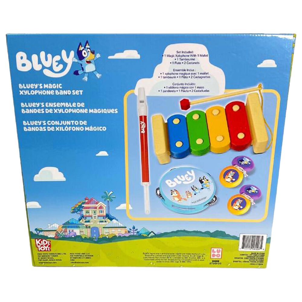 Bluey 6-Piece Magic Xylophone Band Set, , large