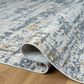 L&R Resources Allure Blue and Taupe 10" x 14" Area Rug, , large